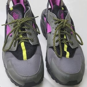 Nike Air Huarache Run SU River Rock Bright Cactus